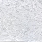 Quality Demask Fabric—Pure White—100%-Polyester—Woven Plain—Sold By The Yard—Width 60/61 Inches Wide
